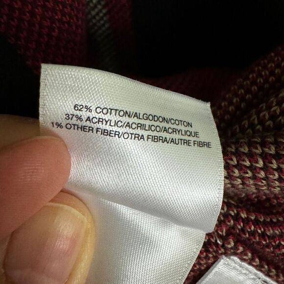 Kasper Plaid Flyaway Jacket Fire Red Combo - Size XL - Picture 9 of 11